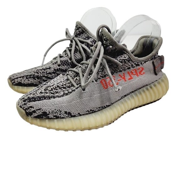 Yeezy Boost 350 V2 Beluga Grey Black Adidas Mens‎ Size 7 - Picture 2 of 13